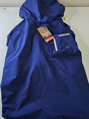 Arcadia Trail Waterproof Windbreaker Dog Jacket +doggy bag pocket Size XL NEW